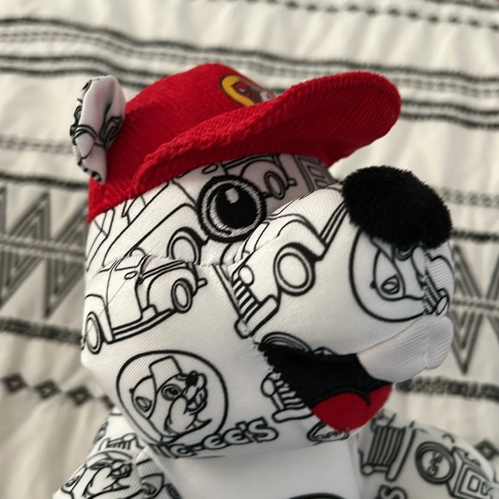 Buc-ees Beaver stuffed animal coloring with hat